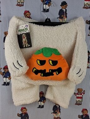 New With Tags Peanuts Snoopy Jacko Lanttern Halloween Party Pet Costume Sz Large